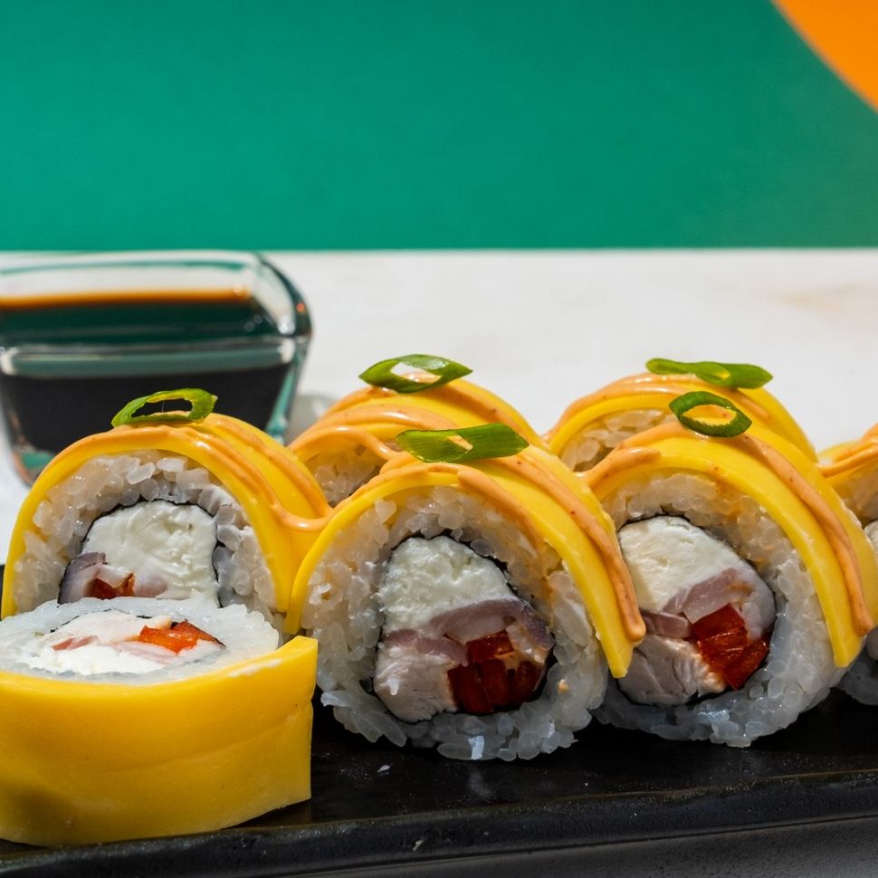 Чеддер ролл с курицей