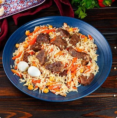 Плов с телятиной