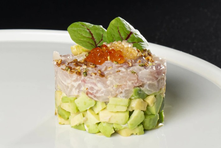 Салат Тартар с Сибасом