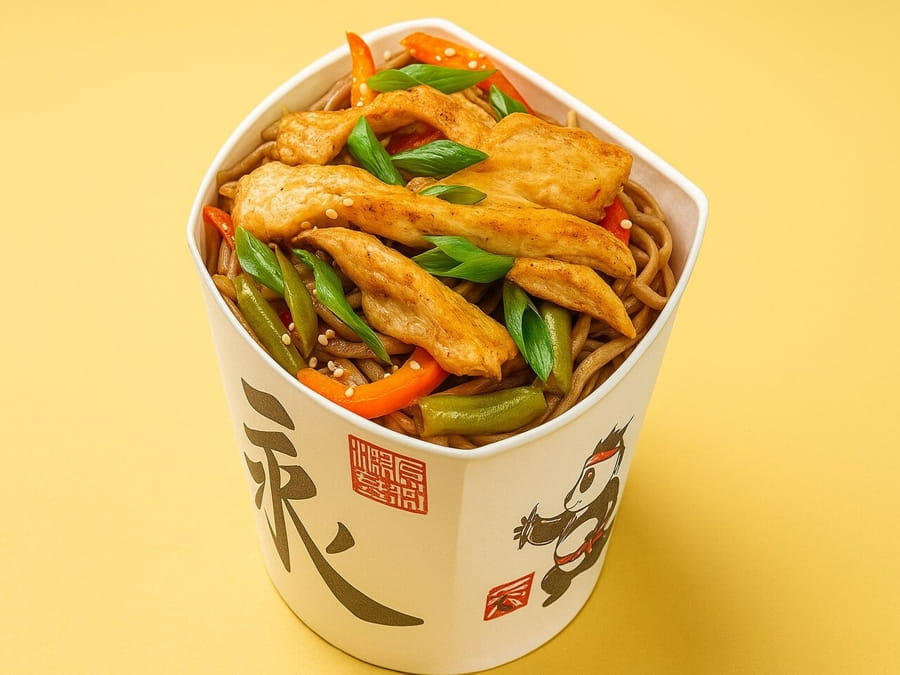 Соба WOK с курицей