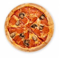 Пепперони и грибы