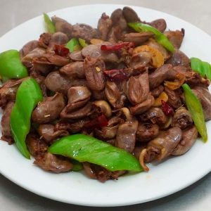 №401 Куриные сердечки с овощами 500г