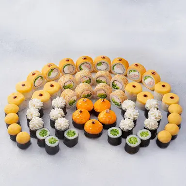 55 кусочков