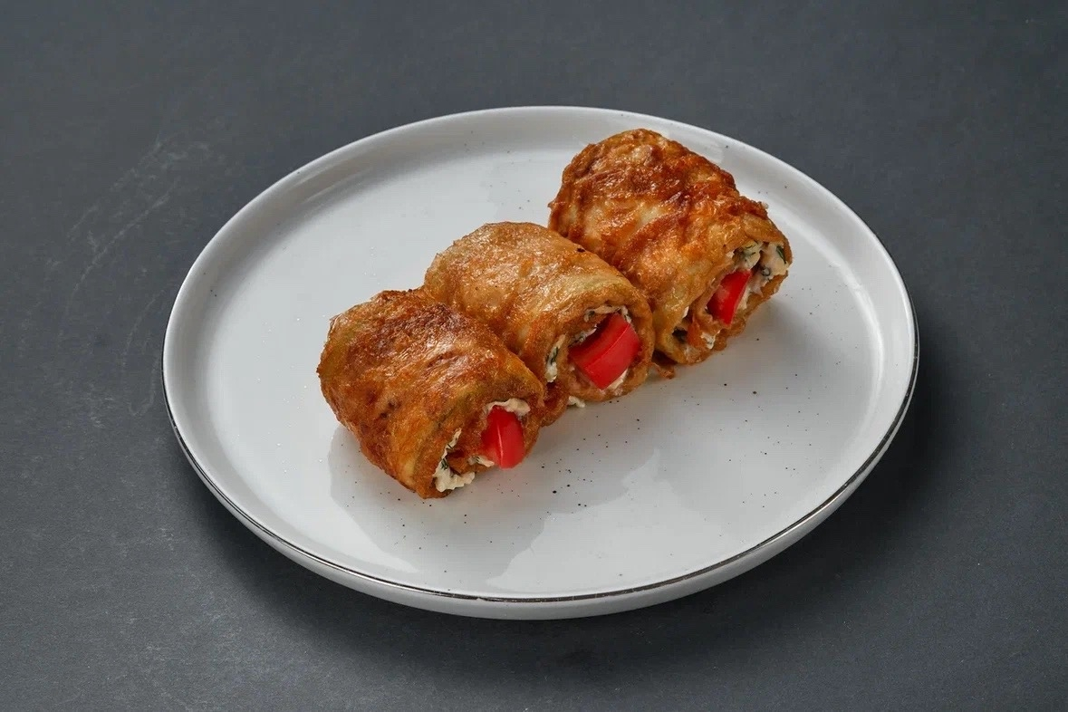 Рулетики из баклажан