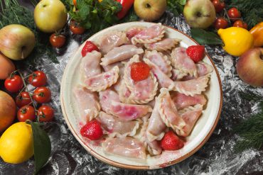 Вареники с клубникой 200гр
