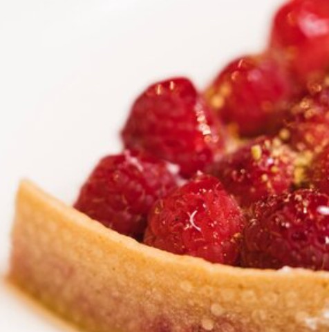 Тарт с малиной