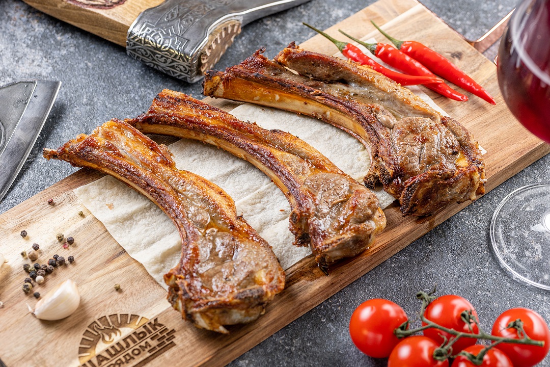 Шашлык из бараньей корейки