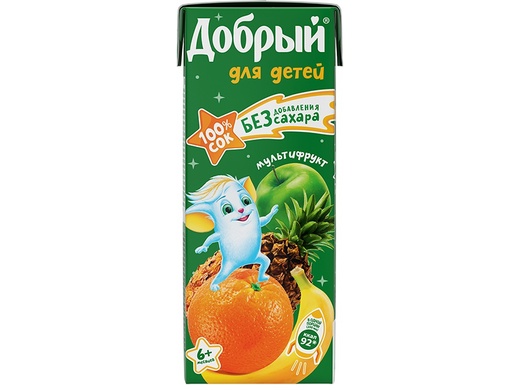 Сок Добрый Мультифрукт 0,2л