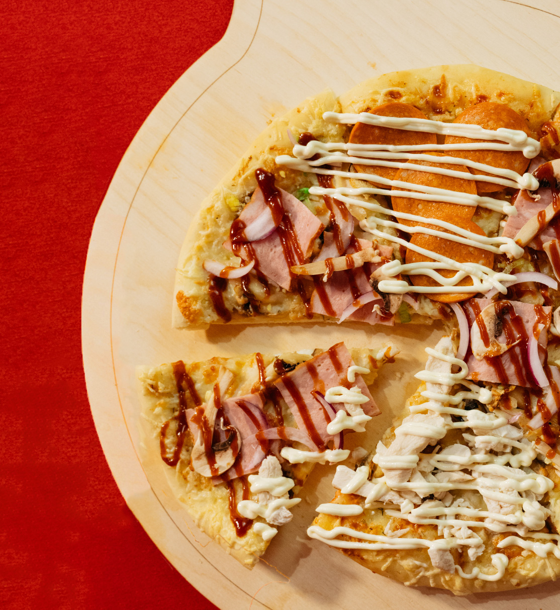 Пицца Четыре сезона 25см