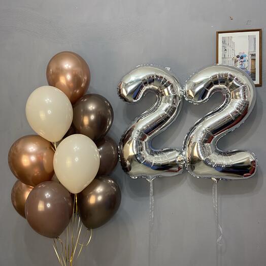 Шары на 22 года (8)