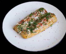 Кукуруза с моцареллой и зеленью
