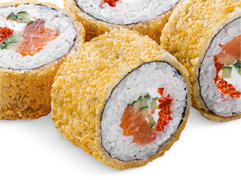 Темпура-ролл с лососем