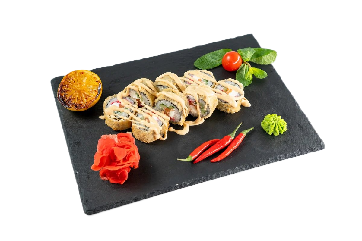 Ролл Сяке темпура