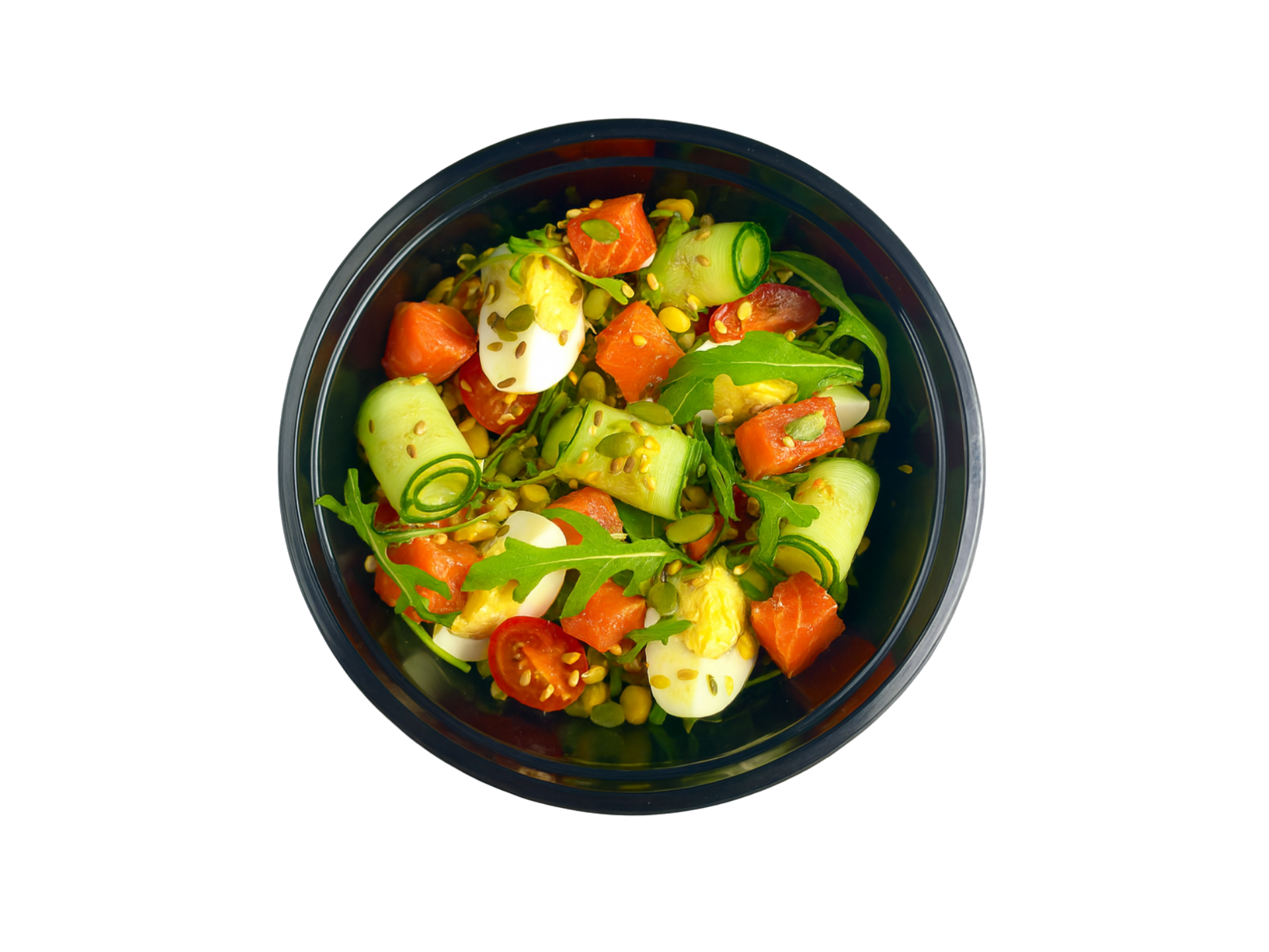 Боул с лососем