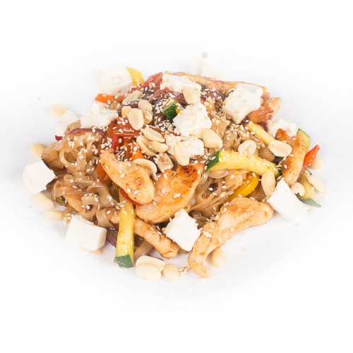 Wok цыплёнок с соусом пад тай