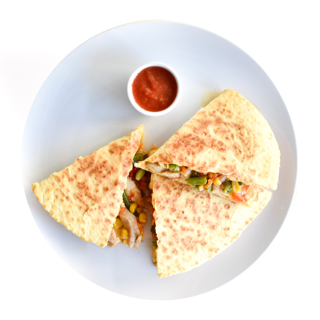 Кесадилья с цыплёнком