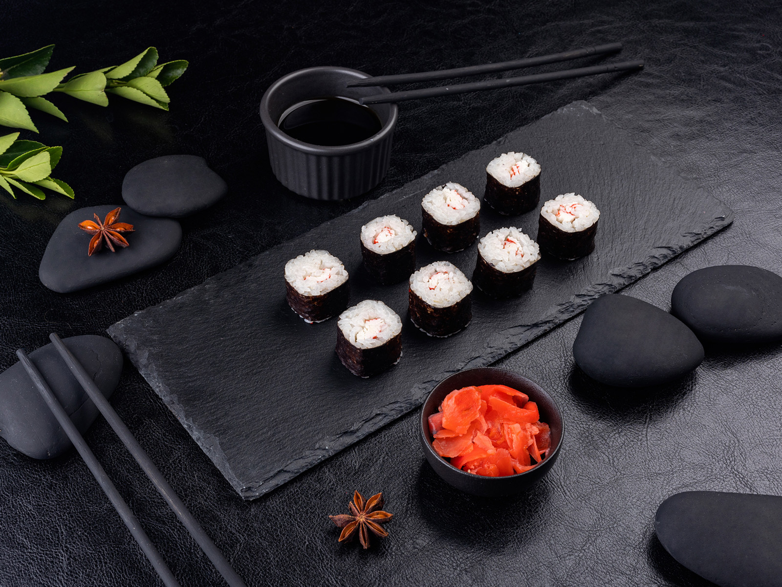 Ролл с крабом