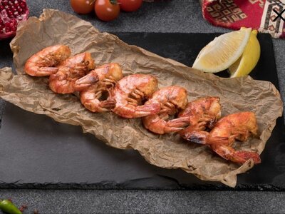 Лангустины на мангале
