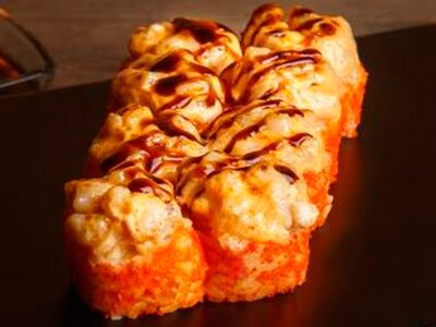 Запеченный с окунем