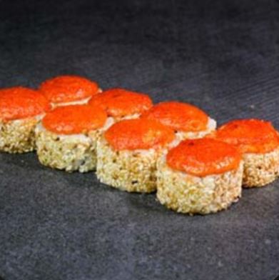 Запеченный ролл с мидиями