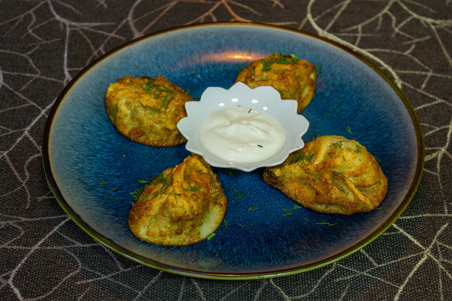 Манты жаренные