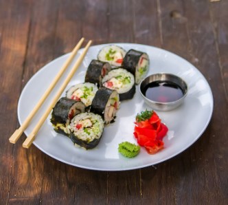 Овощные роллы с адыгейским сыром