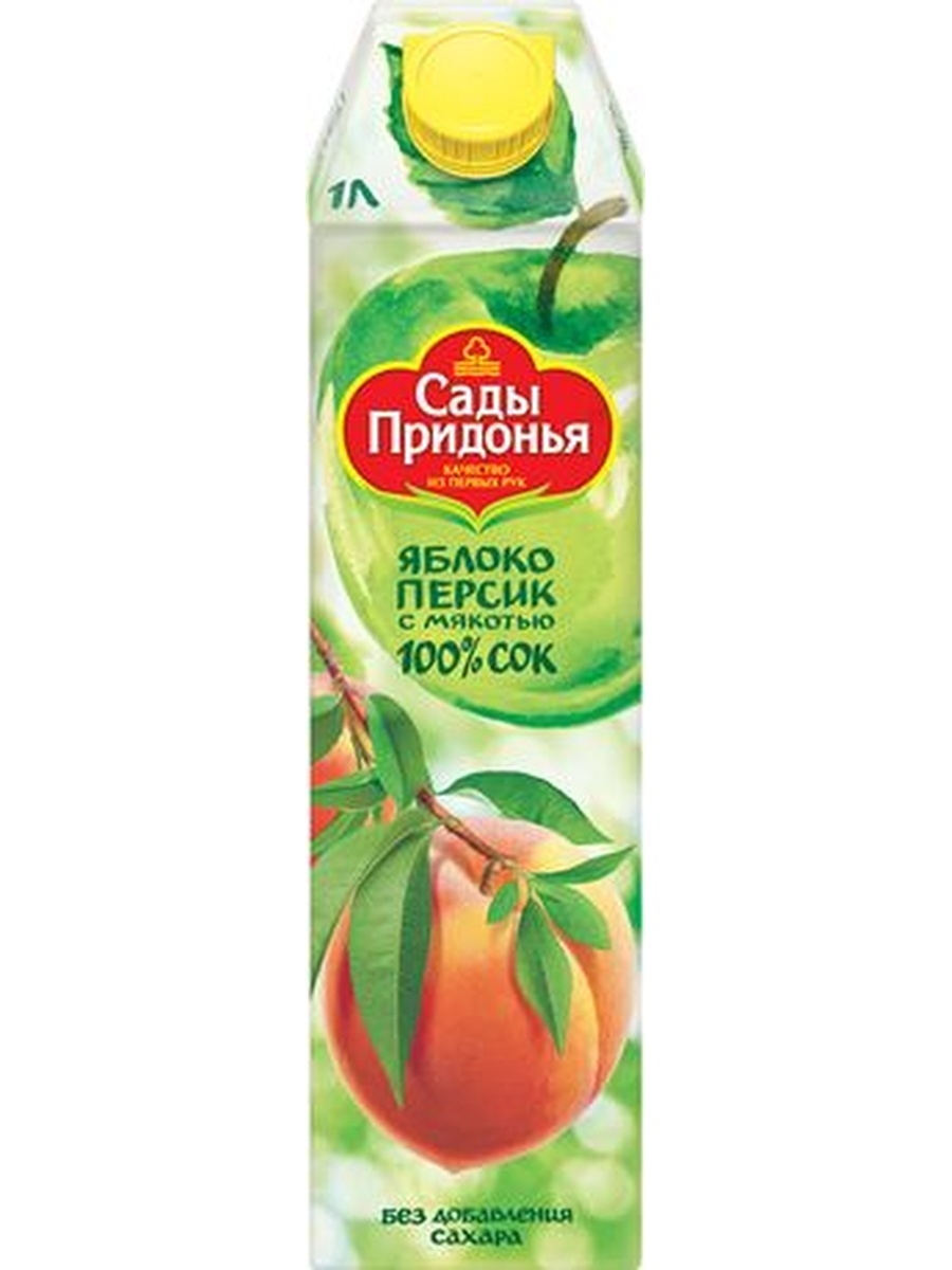 Сок Персик-Яблоко 1 л