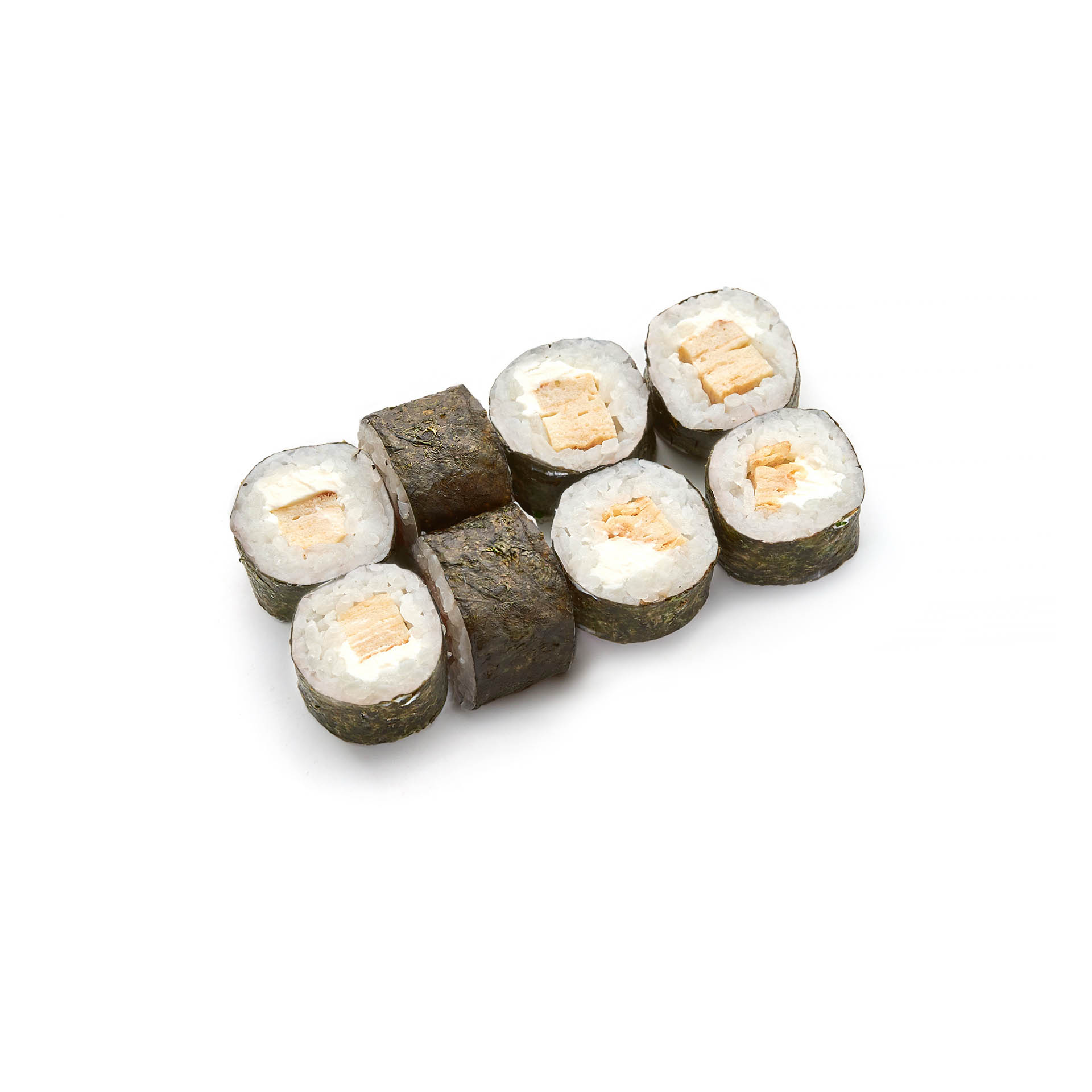 Маки с омлетом и сыром