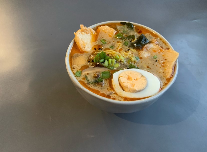 Рамен с курицей карри