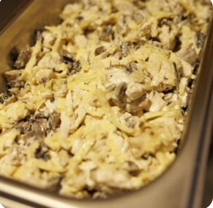 Салат с грибами