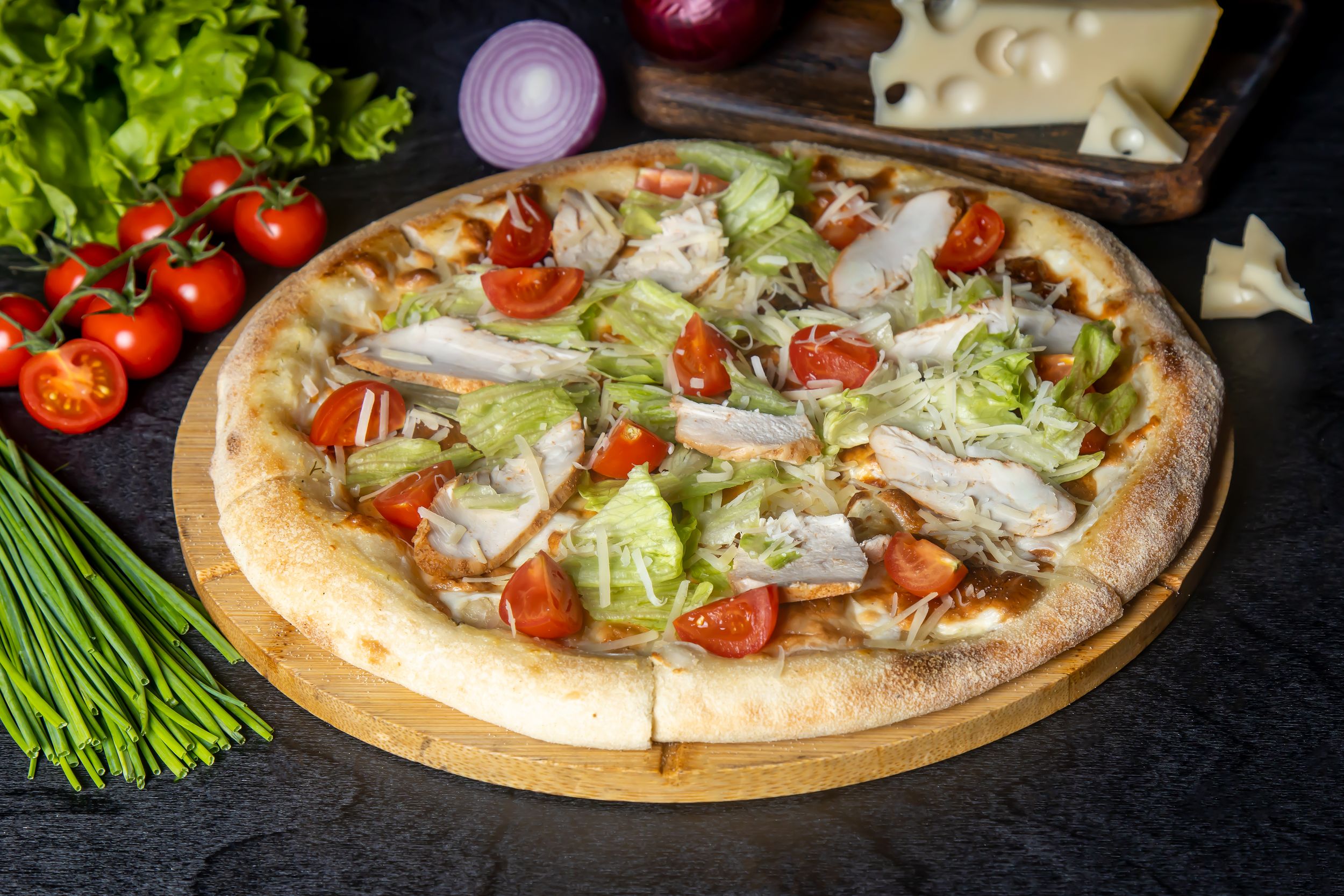 Пицца 25 см Цезарь