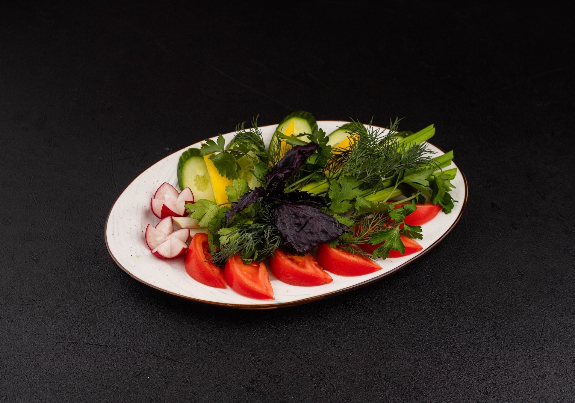 Овощная тарелка