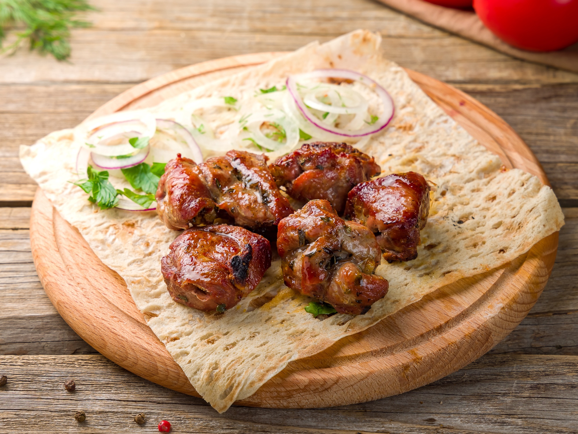 Шашлык из бараньей мякоти