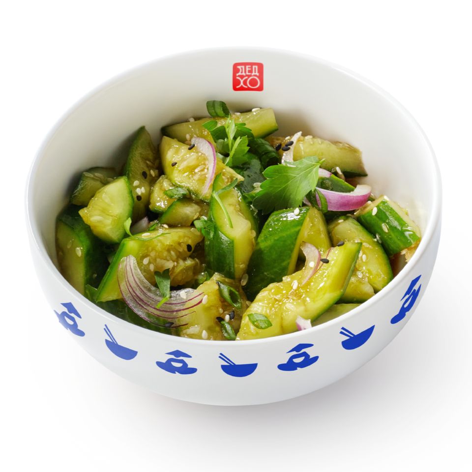 Салат Битый огурец