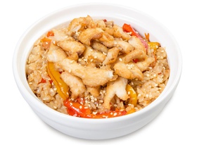 Wok рис с курицей