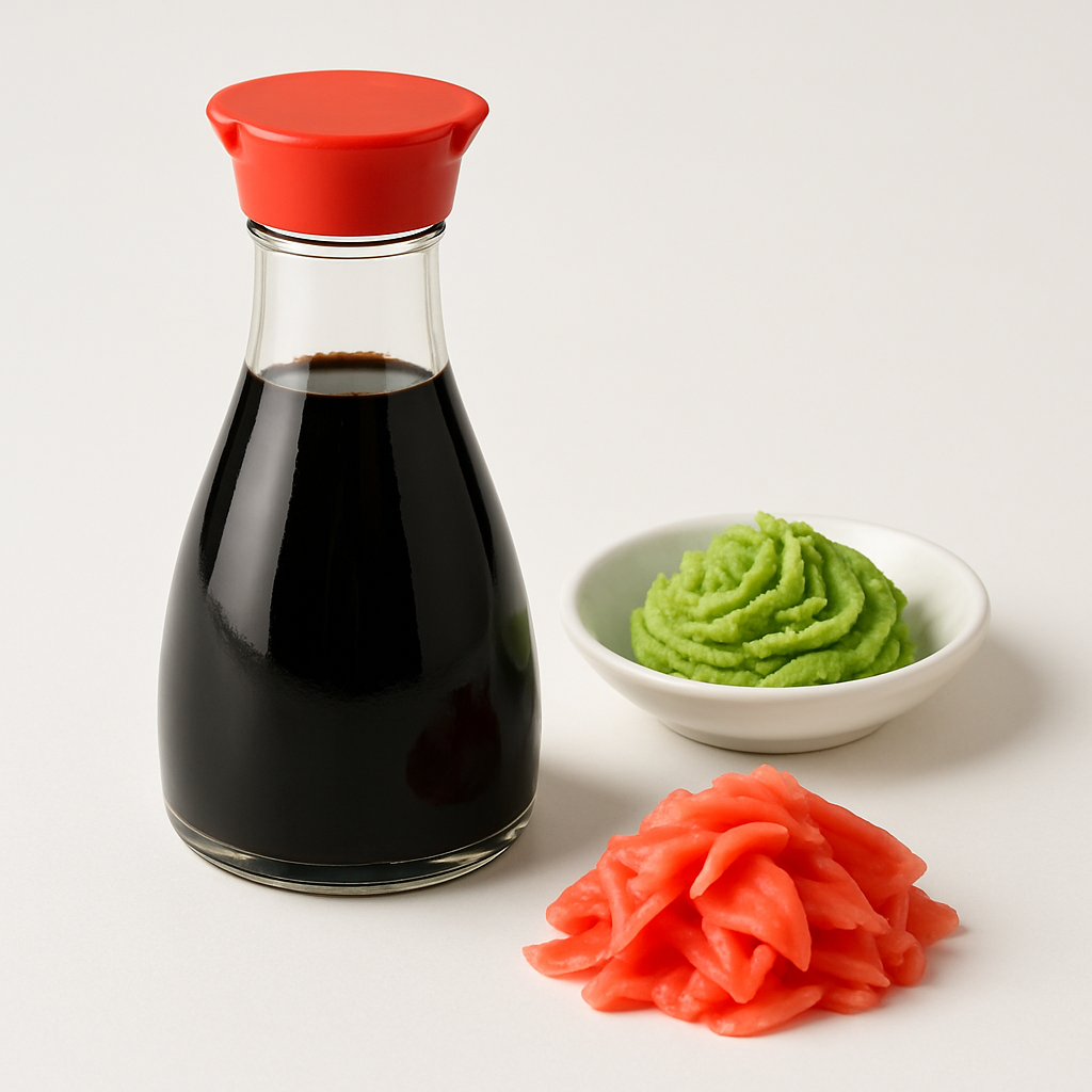 Комбо комплект Соевый+Васаби+Имбирь