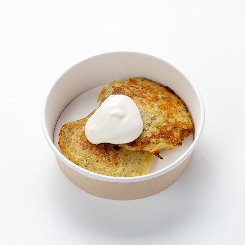 Драники со сметаной