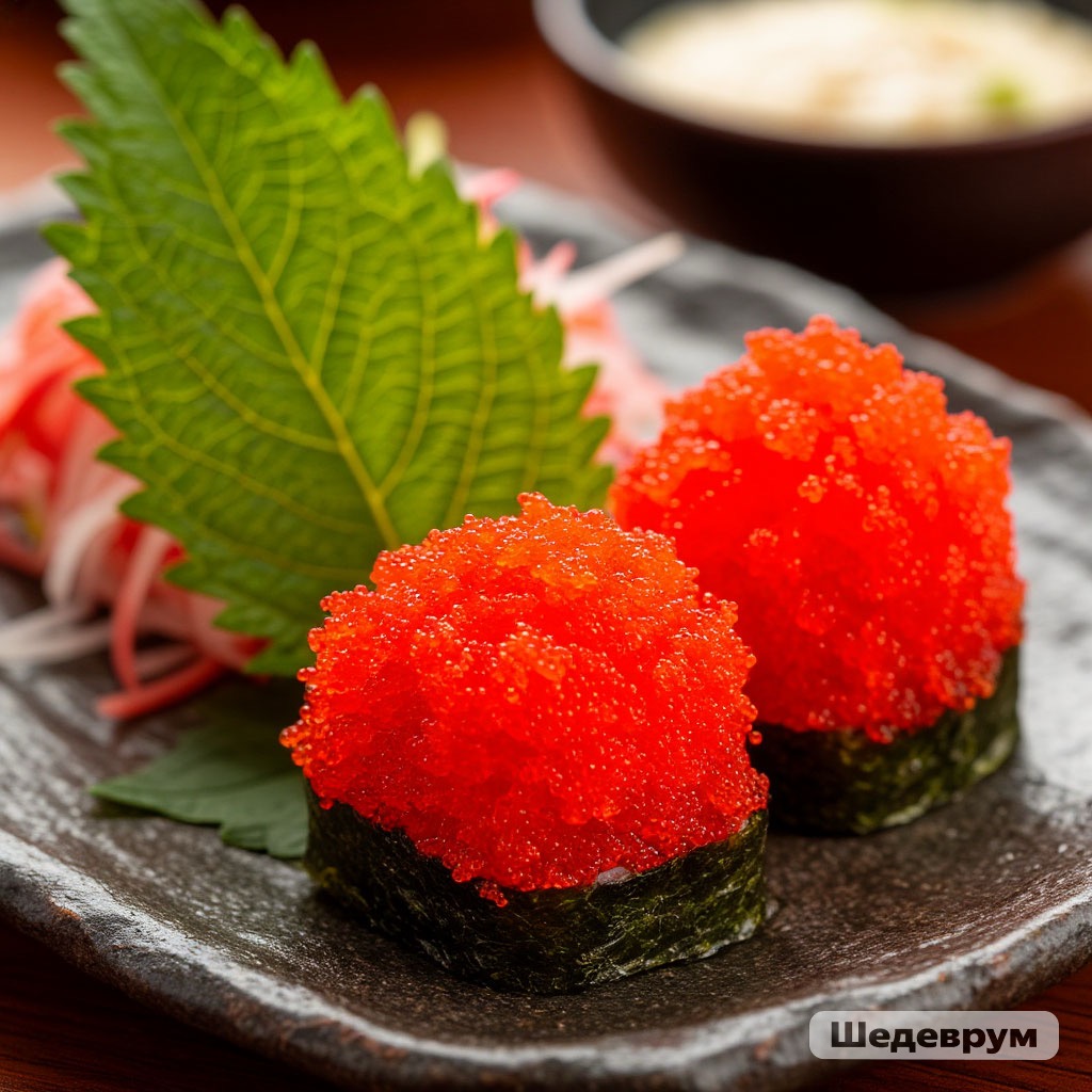 Гункан с тобико