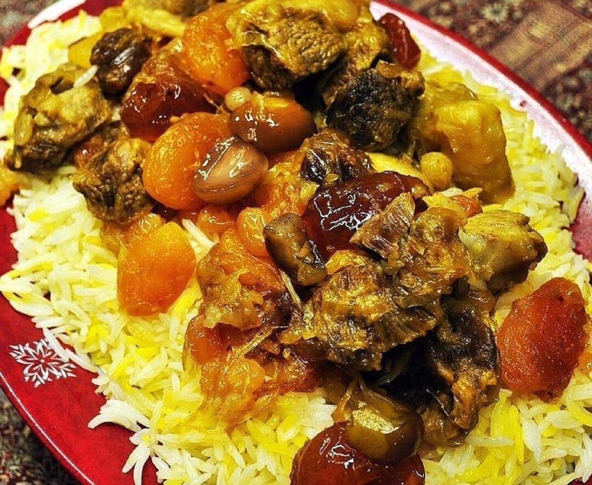Плов по-азербайджански с мясом