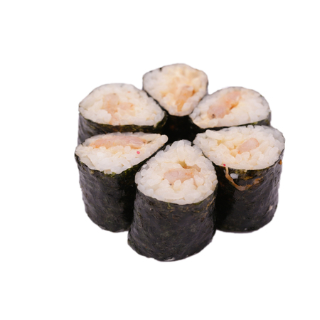 Мини роллы с креветкой