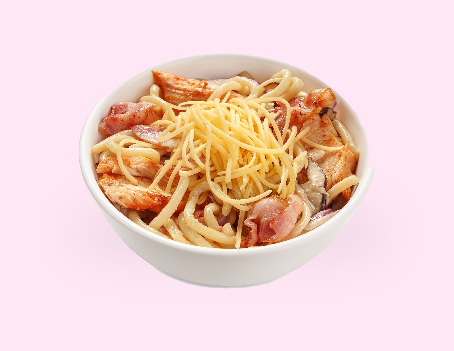 Карбонара с удоном