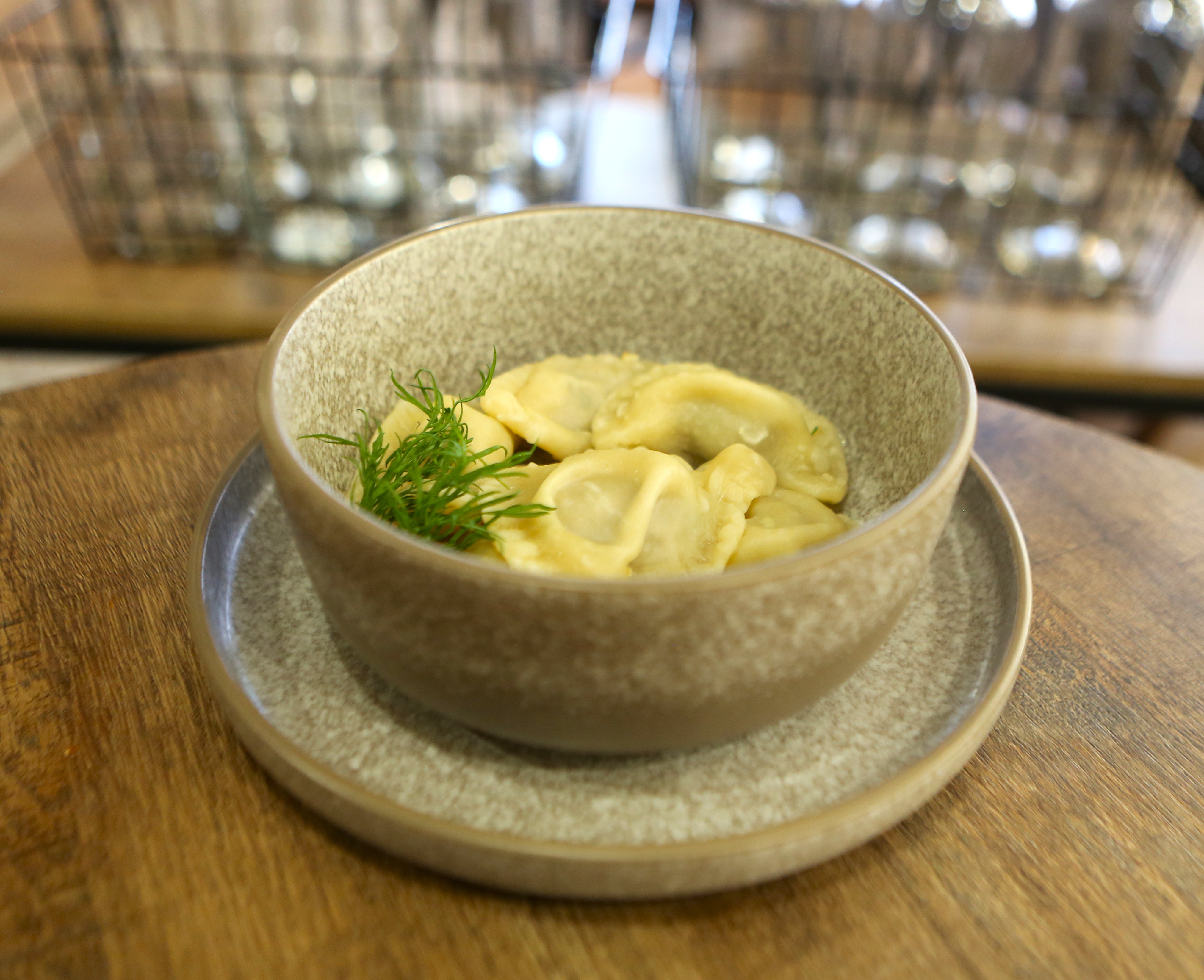 Пельмени с бараниной и травами