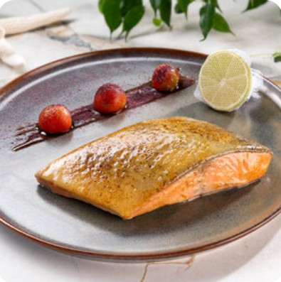 Стейк из дикого лосося