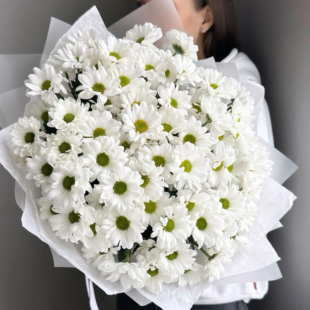 Букет ромашковых хризантем