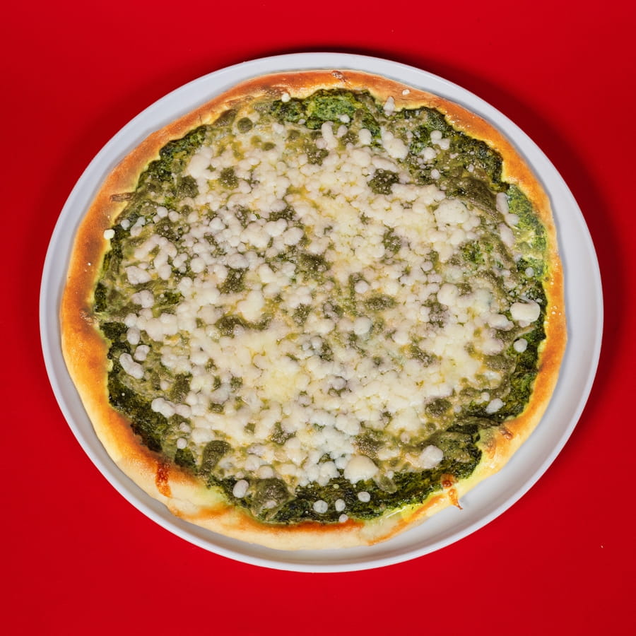 Пицца шпинатная