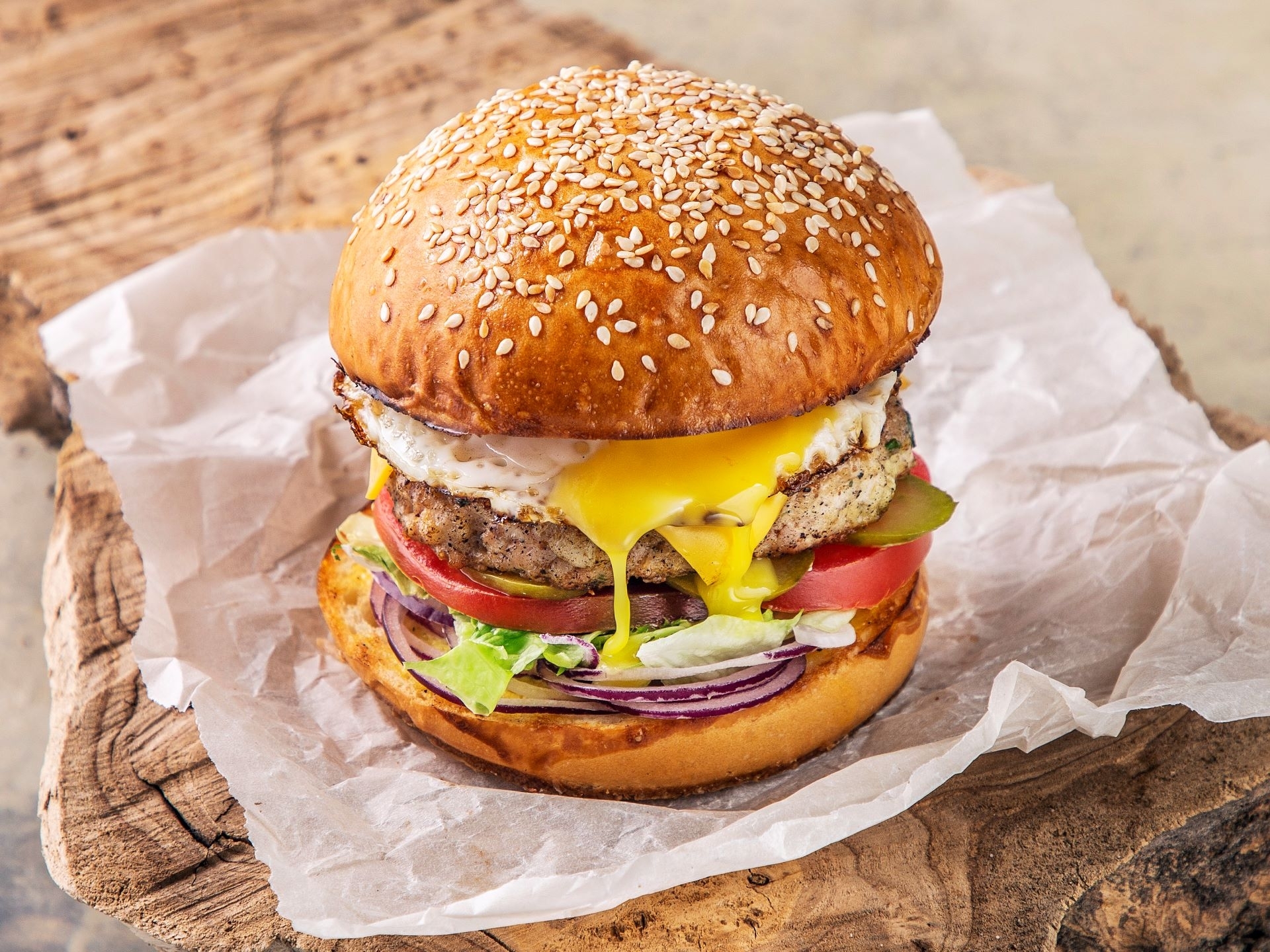 Чиккурила бургер