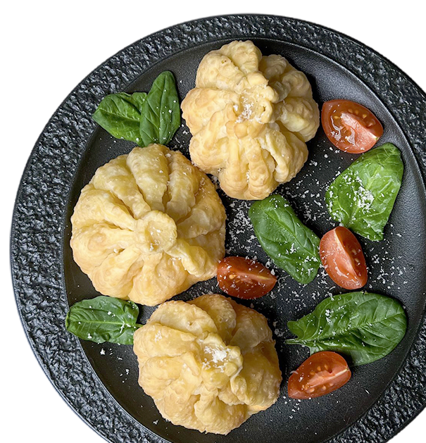 Жареные хинкали с мясом 3шт