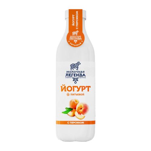 Йогурт Молочная легенда с персиком 0.9% 900г
