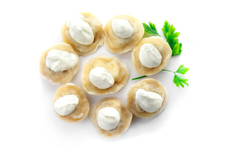 Пельмени домашние отварные