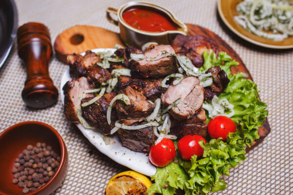 Шашлык из свиной шейки